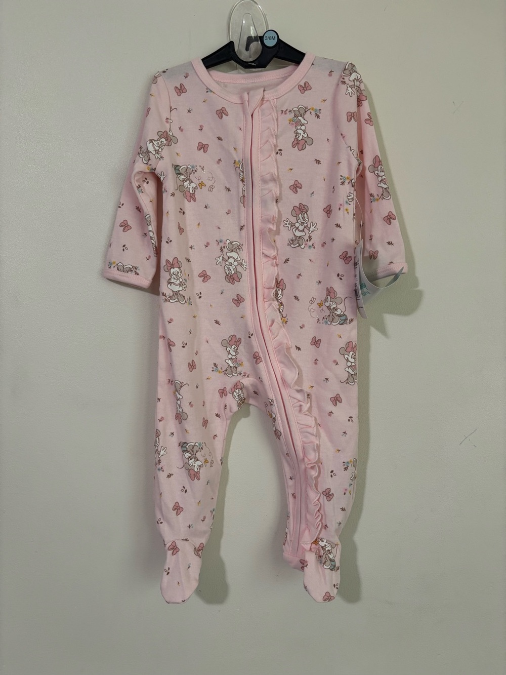 Disney Baby Minnie Mouse Pajamas Size 3-6M